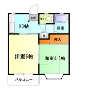 メゾンソレイユの間取り画像