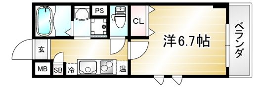 プランドールSHINWAの間取り画像