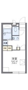 レオパレスMOKURENの間取り画像