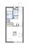 レオパレスASAGOE17の間取り画像