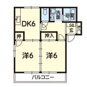 ビラ大津の間取り画像