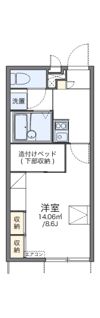 レオパレス湖月の間取り画像