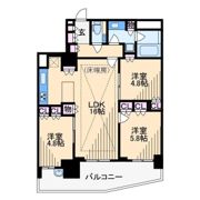 ザ・パークハウス東雪谷の間取り画像