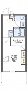 レオパレスコンフォール石橋Aの間取り画像