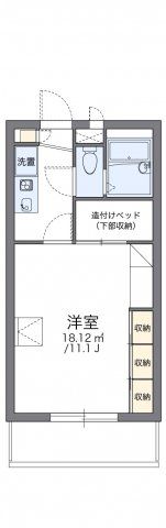 レオパレスラ・フォンティーヌ・シャステの間取り画像