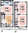 平池町テラスハウスの間取り画像