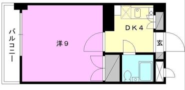 ウエストビル松山の間取り画像