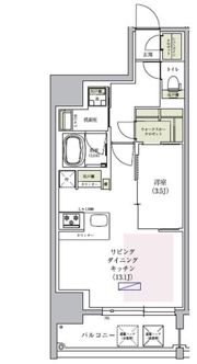 アーバネックス谷町四丁目の間取り画像