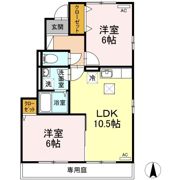 カンファート A棟の間取り画像