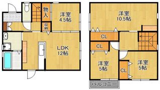 りとあみる小松町 C棟の間取り画像