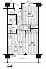 ピエス綱島の間取り画像