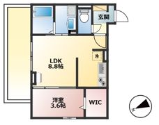 Brillia Twin Stage B棟の間取り画像