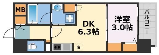 アーバネックス大阪天満宮IIの間取り画像