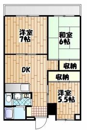 JR京浜東北・根岸線 洋光台 徒歩13分 貸マンションの間取り画像