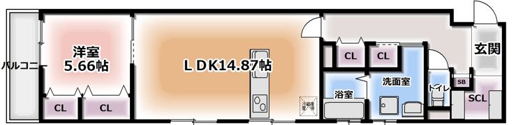 COLORSの間取り画像