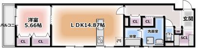 COLORSの間取り画像