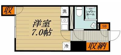 ライベスト武蔵小金井の間取り画像