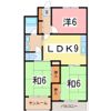 グランドハイツ田辺の間取り画像