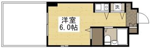 ホーメストハイツ蕃山町の間取り画像
