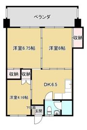 鉢嶺リースビルの間取り画像