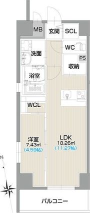 フォルティス今池※FR1か月&初回保証料無料&火災保険料1年分負担キャンペーン中。の間取り画像