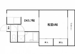 ツインズ大町Ⅰの間取り画像