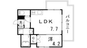 SDグランツ神戸水木通の間取り画像