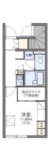 レオパレスアークの間取り画像