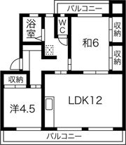 コーポポエムの間取り画像