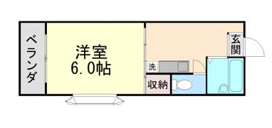 コスモハイツ高尾の間取り画像