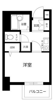 プレール東麻布の間取り画像