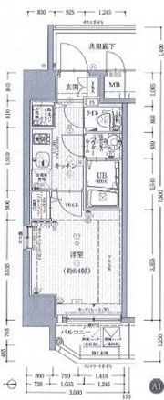 エスリード京橋WESTの間取り画像