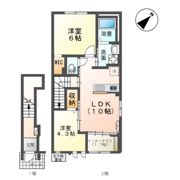 セレーノアキの間取り画像