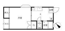 コーポ若草の間取り画像