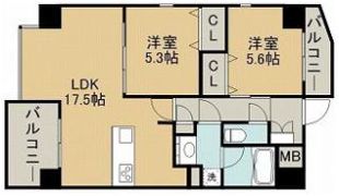 ロイヤルコンフォート龍田の間取り画像