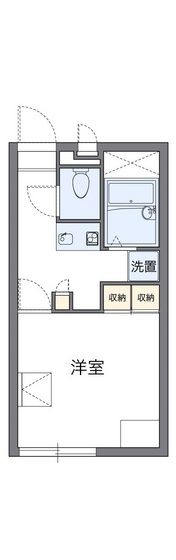 レオパレス安東の間取り画像
