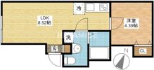 アミティ西坂の間取り画像