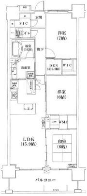 ライフレビュー横濱関内スクエアの間取り画像