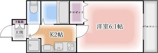 プレサンス覚王山D-StyleⅡの間取り画像