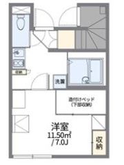 レオパレス山百合の間取り画像