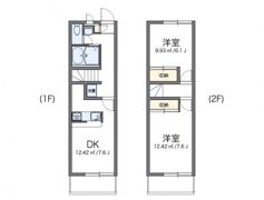 レオパレスエトワールの間取り画像