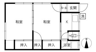 みどり荘の間取り画像