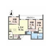 ALOHA O．Eの間取り画像