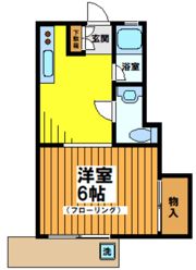福寿ハイツの間取り画像