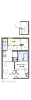 レオパレスFUZIMON Bの間取り画像
