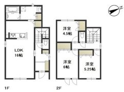 国富戸建貸家（986-5）の間取り画像