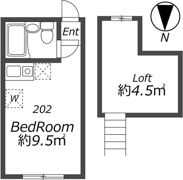 シャノアール明大前Bの間取り画像