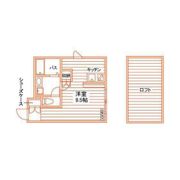 メゾン佛欄西Bの間取り画像