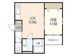 Lien城内の間取り画像