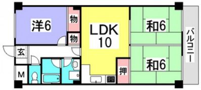 第1イシダビルの間取り画像